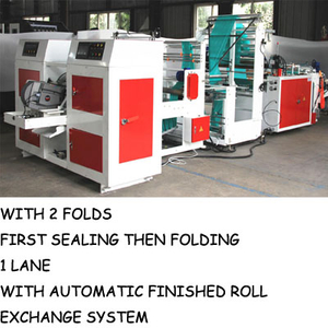 One Line Fully Automatic Bag-on-roll Making Machine